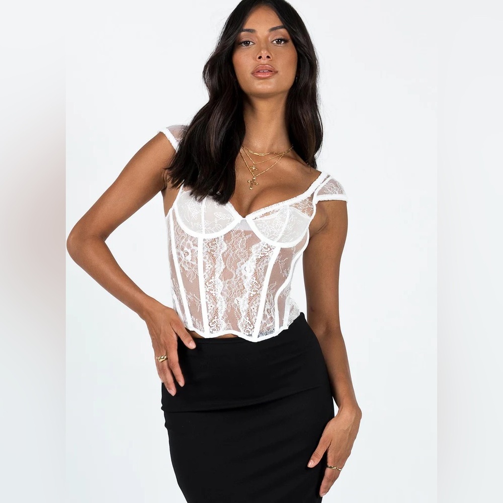 NWT Princess Polly Lace Corset Top